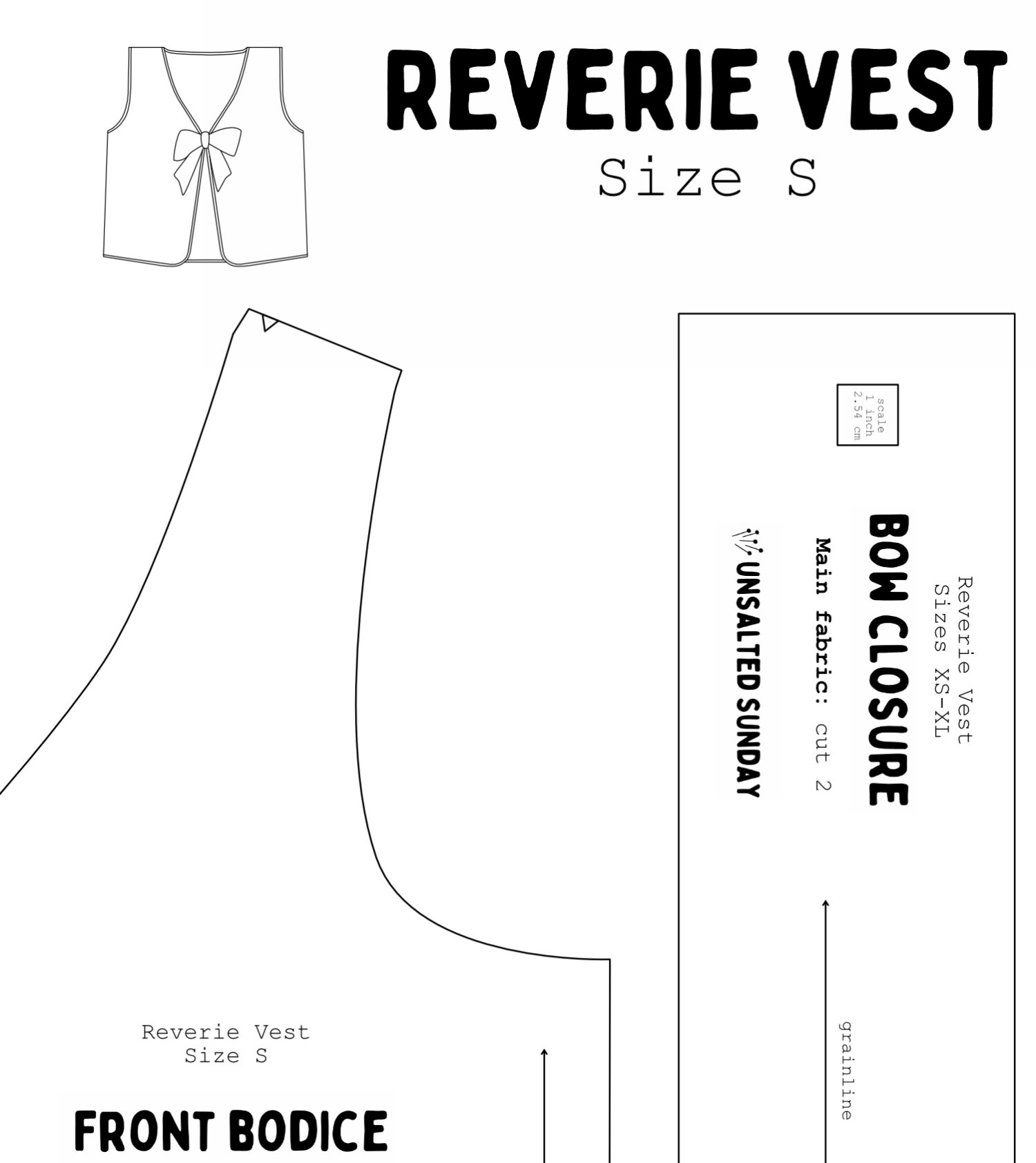 Reverie Vest Digital Sewing Pattern: Sizes XS-XL - Image 8